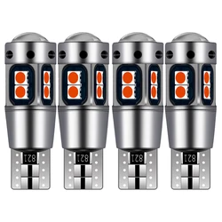 4PCS T10 W5W WY5W Super Bright LED Car Parking Lights Auto Wedge Turn Side Bulbs Car Interior Reading Dome Lamp Canbus No Error