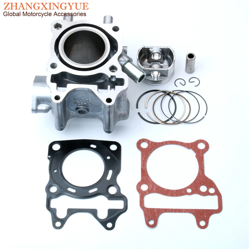 Scooter Pcx 125cc Cylinder Kit for Honda Lead125 WW Pcx125 Click125i  Forza 125 52.4mm 12100-KZR-600 4-Stroke Engine