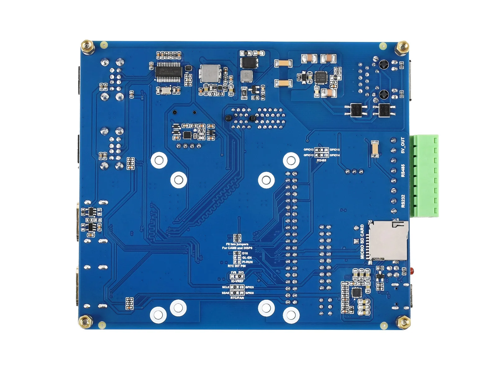 Raspberry Pi Compute Module 4 IO Board con función PoE (tipo B), para todas las variantes de CM4