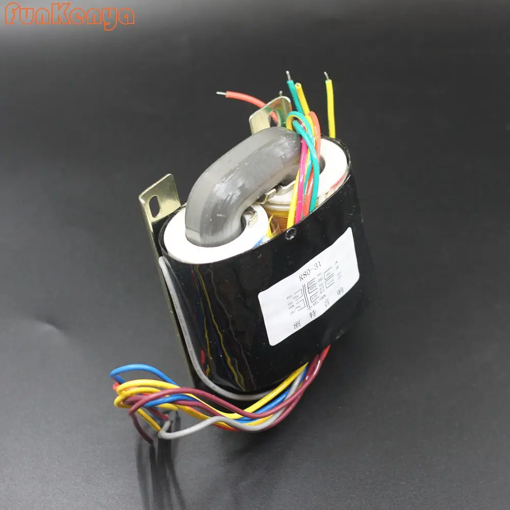 100W R Core Transformer 0-115V 0-115V DIY Preamp Amplifier 100VA