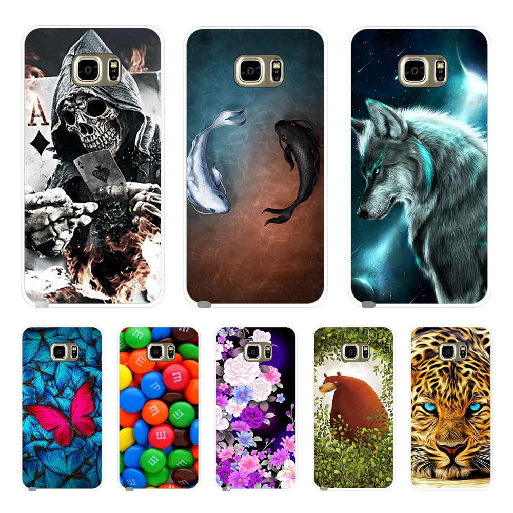 For Samsung Galaxy Note 5 Case N9200 Soft TPU Silicone Case For Samsung Note5 Phone Case For Samsung Galaxy Note 5 Cover Coque