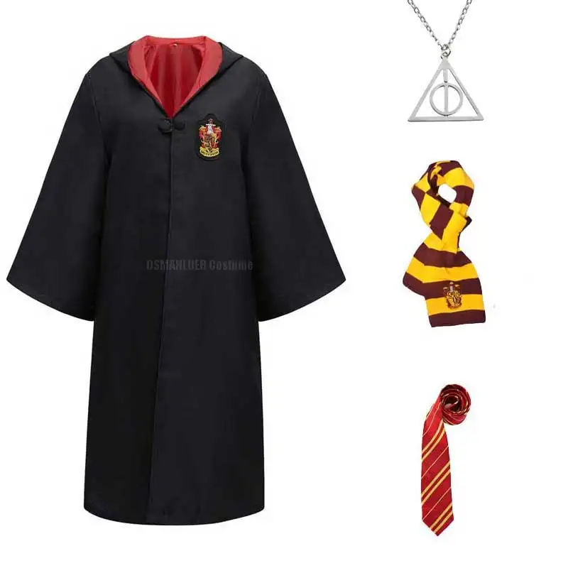 Halloween Costume For Children Adult Wizard House School Uniform Cape Girls Women Heromion-Granger Cosplay Ravenclaw Cosplay