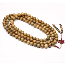 Asian handmade rosary beads rosary wood sandalwood beads buddhist prayer high quality 12mm beads 108 beads