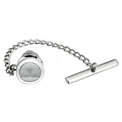 HAWSON Men's Tie Pins Classic Tie Tacks with Chain for Men Necktie Accessory