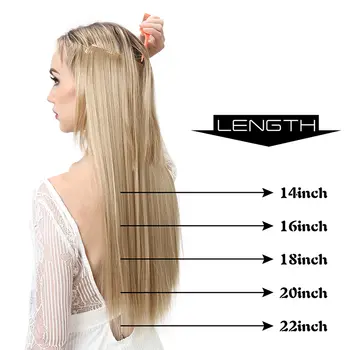 10 best sales Blonde Haarverlängerungen - №4