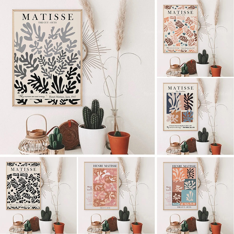 Matisse Poster Museum Poster Matisse Exhibition Poster Wall Art Prints Henri Matisse