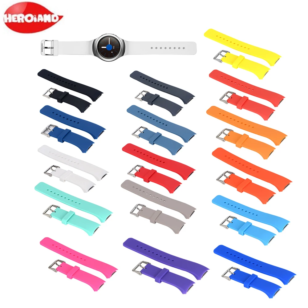 Armband Für Samsung Getriebe S2 Sport R720 Band Silikon Strap Für Samsung Getriebe S2 R720 Sport Smart Uhr Ersatz Zubehör
