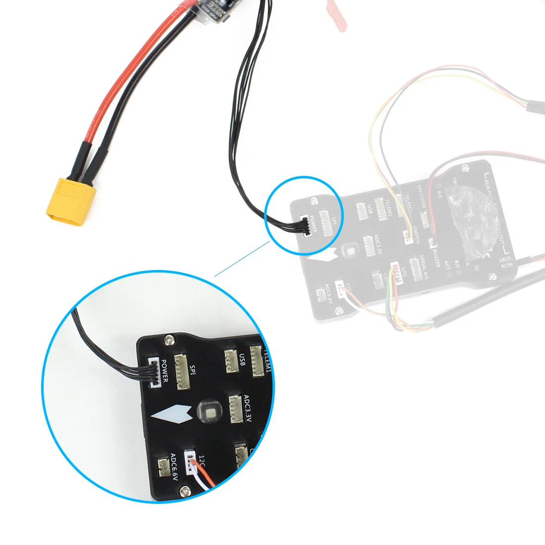 APM2.6 2.5 2.52 Leistungsmodul Strommodul APM mit 5,3 V DC BEC für APM 2.8 PIX PIXHAWK RC DIY Copter Zubehör – Detail 14