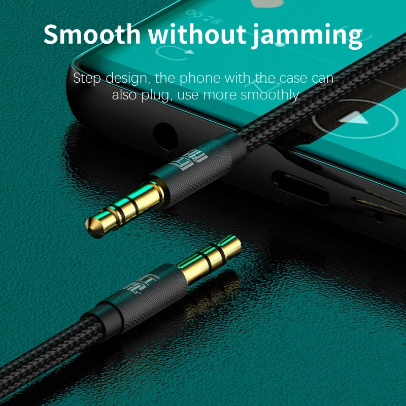 JORS AUX كابل جاك 3.5 مللي متر HiFi الصوت الذكور إلى الذكور المتكلم كابل ل شاومي آيفون سيارة Redmi الهاتف المحمول Mp3 الكمبيوتر سامسونج