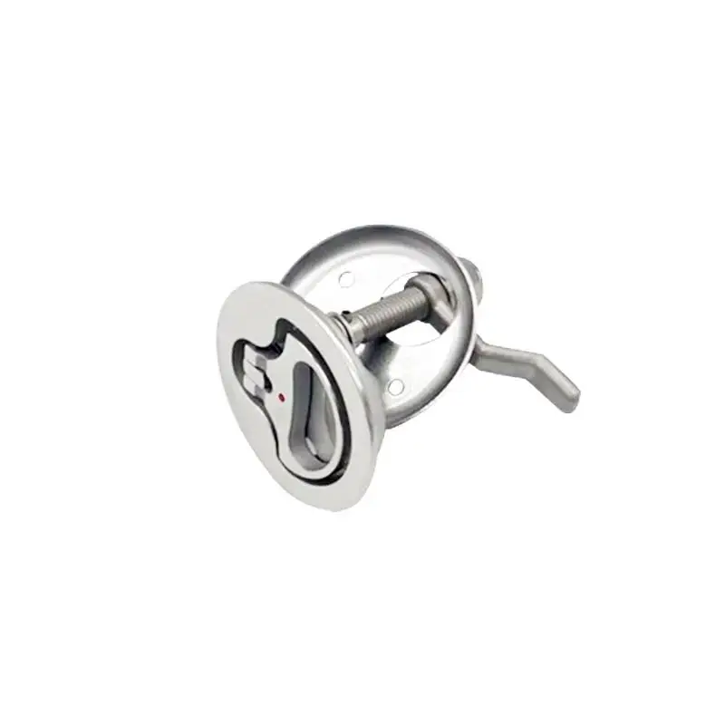 Marine Grade SS316 Cam Latch Flush Pull Deck Latch Lift Handle with Back Plate Boat Hardware Accessories