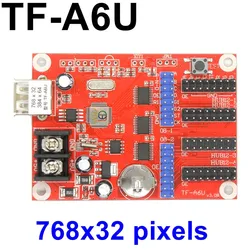 TF-A6U Wireless USB LED Controller Card Support Single Dual Color P10 Screen Modules For Display Led Control Drive System