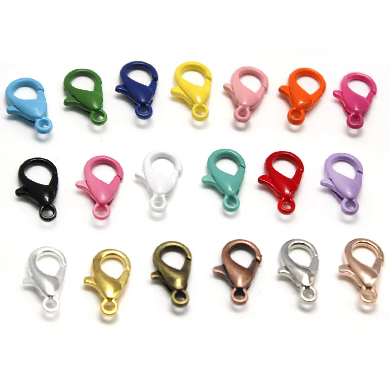 

30pcs Large Lobster Clasps Hooks for Necklace Bracelet Chains Connector Alloy Lobster Claw Clasp DIY Jewelry Making Accessories