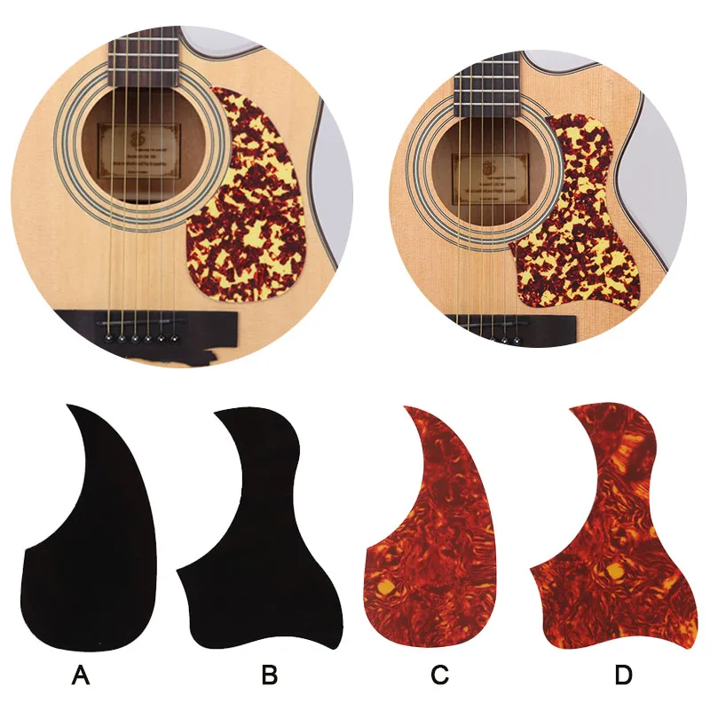 1 PC Professional Folk Acoustic Guitar Pickguard Top Quality Self-adhesive Pick Guard Sticker for Acoustic Guitar Accessories