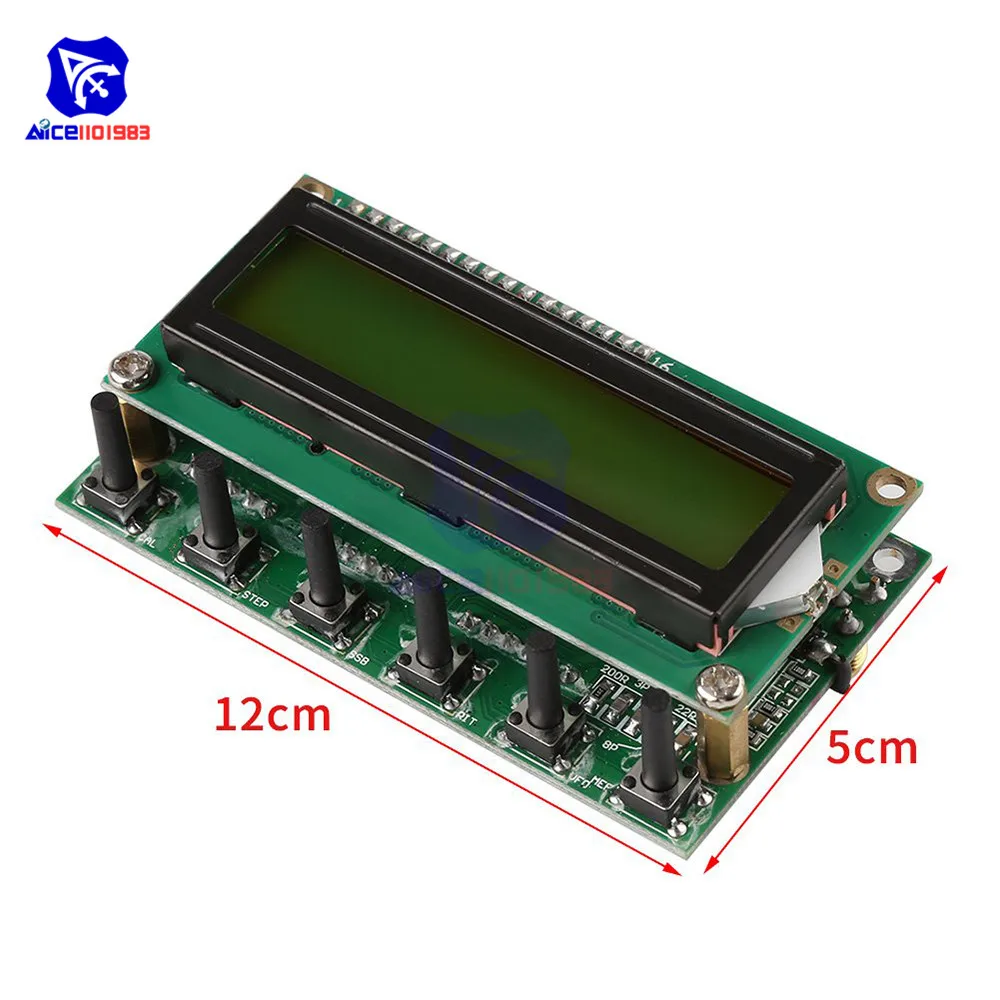 

diymore 1602LCD Signal Generator Module DDS Signal Generator AD9850 6 Bands 0~55MHz Digital Shortwave Radio