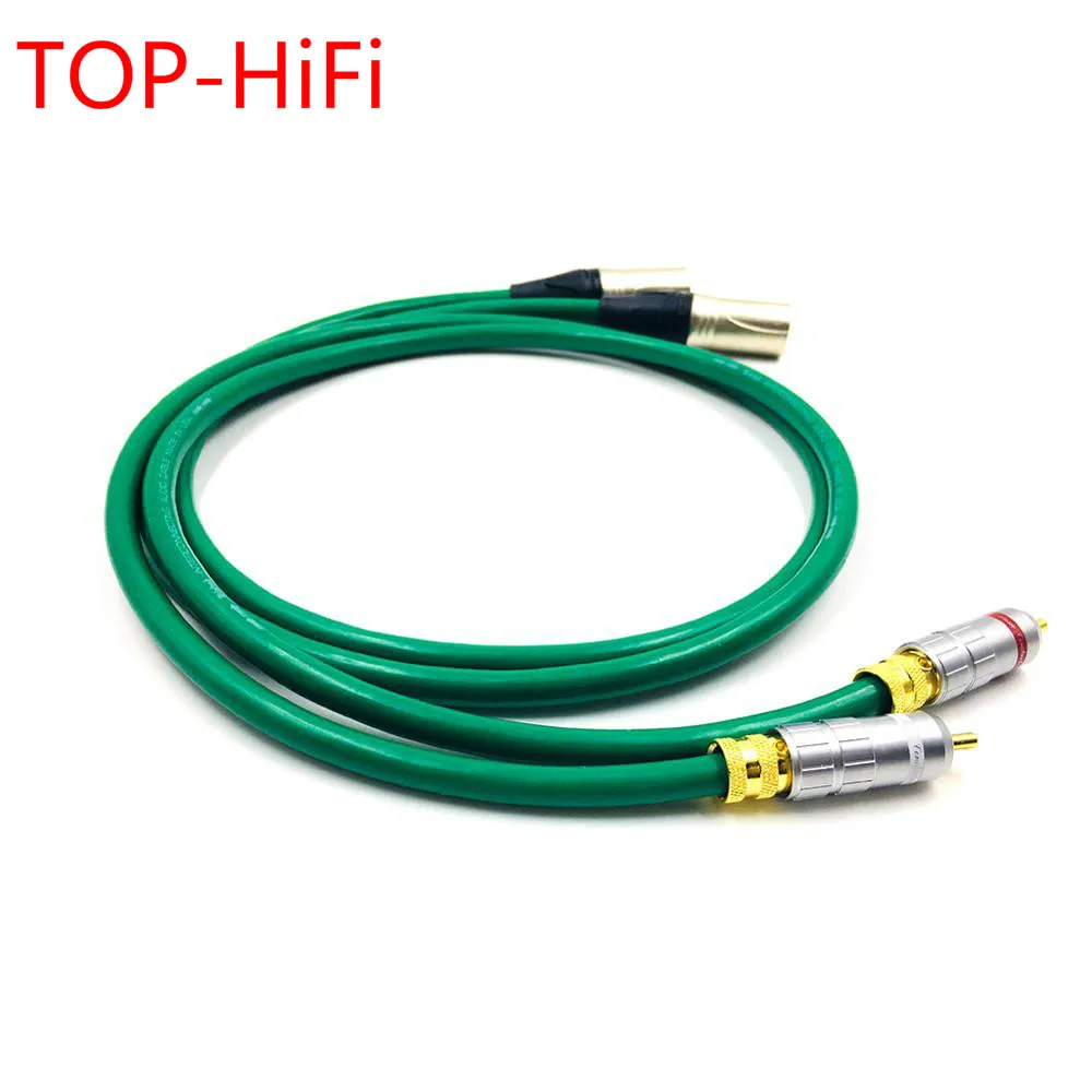 

TOP-HiFi Pair Type-1016 RCA to XLR Balacned Audio Cable RCA Male to XLR Male Interconnect Cable with MCINTOSH USA-Cable