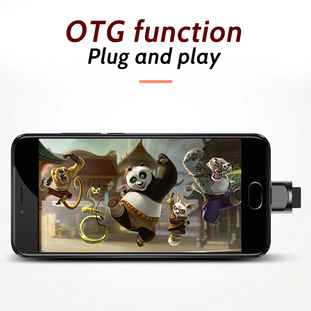 Lecteur de carte Micro USB OTG TF Type C vers adaptateur Micro-SD TF, mini carte mémoire intelligente pour smartphone, ordinateur portable, connecteur USB C