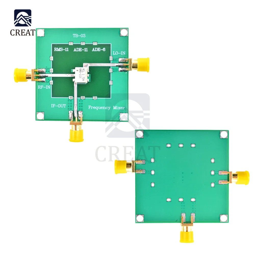 5-1900MHz RF Up Down Frequency Conversion Upconversion Downconverter Passive Mixer Module Board