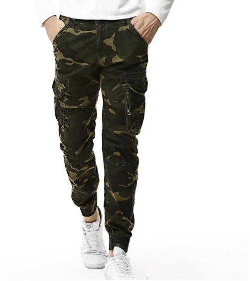 2020 Nieuwkomers Mode Mannen Cargo Broek Meerdere Zakken Militaire Overalls Mannen Lange Broek