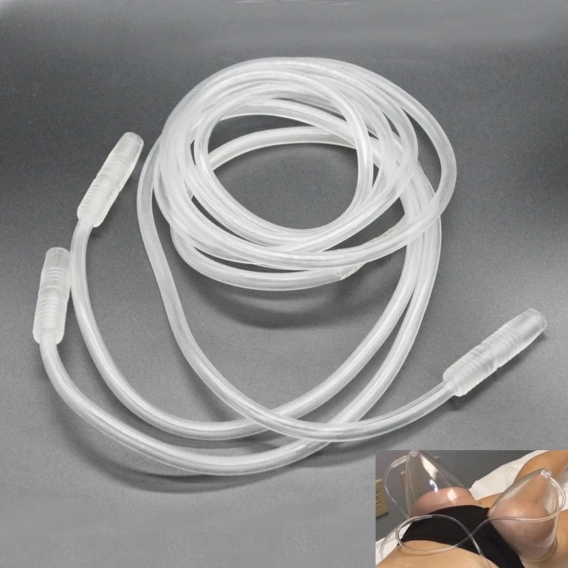 

3 Ports Pipe For Vacuum Massage Therapy Machine Enlargement Pump Lifting Breast Enhancer Massager Cup Breast Massage Cable
