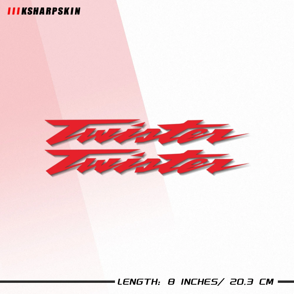 

Stickers Motorcycle bicycle fuel tank sticker wheel helmet MOTO waterproof reflective logo decal For HONDA TWISTER twister