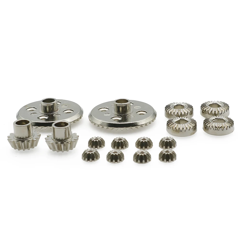 1x Zinc Alloy Differential Gear Set For Front And Rear For Rc Hobby Model Car 1/18 Wltoys  A959 A969 A979 K929 etc