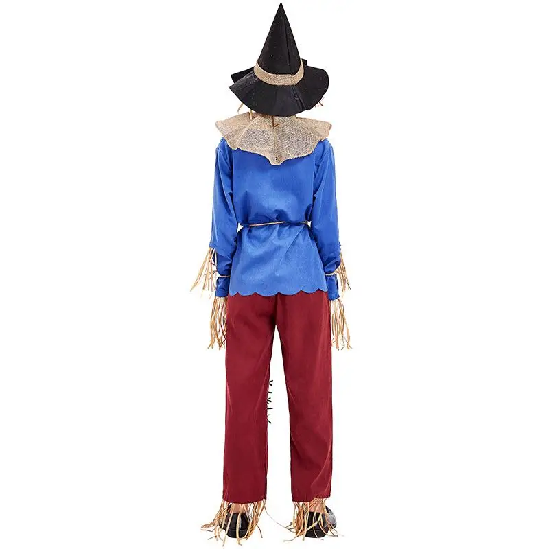 

M-XL Female Beggar Cosplay Women Halloween Scarecrow Costumes Carnival Purim Parade Stage Nightclub Bar Role Play Party Dress