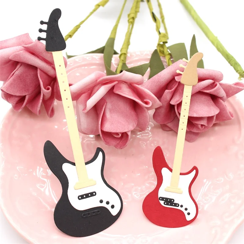 KLJUYP Electric Guitar Metal Cutting Dies Scrapbook Paper Craft Decoration dies scrapbooking