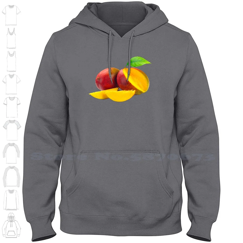 Long Sleeve Hoodie Sweatshirt Fruits Eat