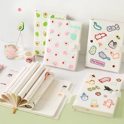 Newest 128 Sheets Kawaii Animal Fruit Notebook Memo Planner Dairy Monthly To Do It Plan Notepad Paperlaria Girls Birthday Gift