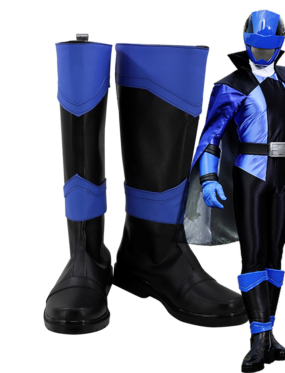 Kaitou Sentai Lupinranger VS Keisatsu Sentai Patranger Tooma Yoimachi Lupin Blue Boots Cosplay Shoes Custom Made Any Size