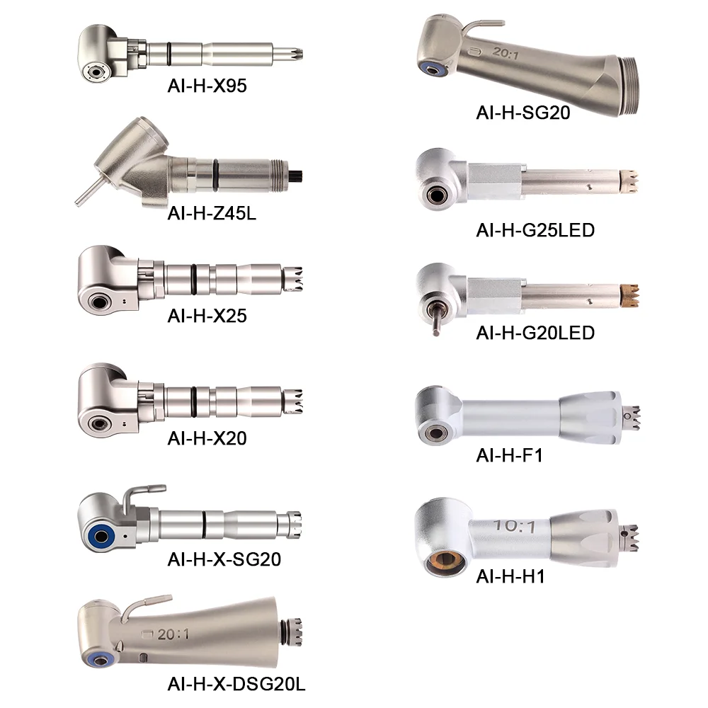 Dentistry Materials Electric Micro Motor Contra Angle Low Speed Handpiece Head Spare Parts Supply Consumables Products