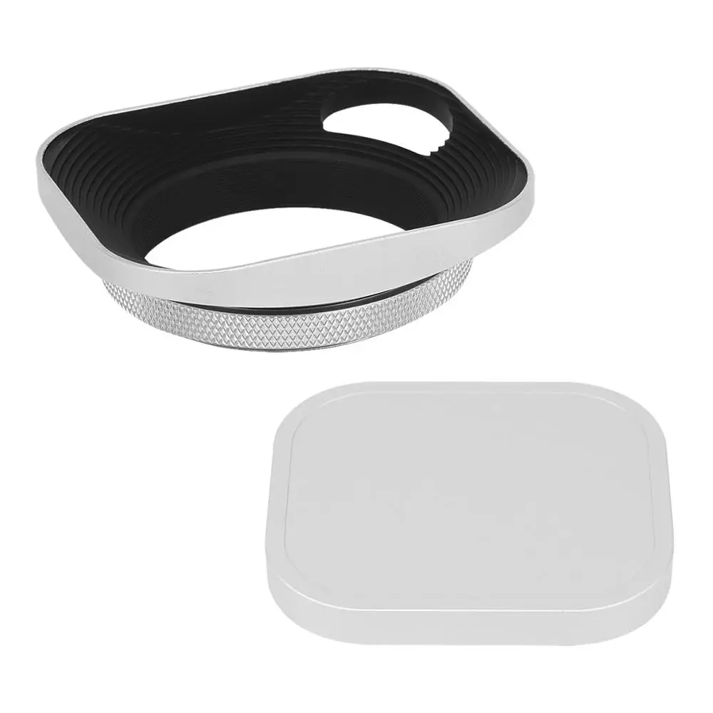 Haoge Metal Screw-in Lens Hood with Hollow Out Designed and Metal Cap are specially designed for the lens with 49mm filter size