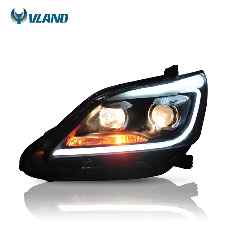 

VLAND manufacturer for INNOVA headlamp 2012-2015 LED DRL plug and play headlights for toyota innova