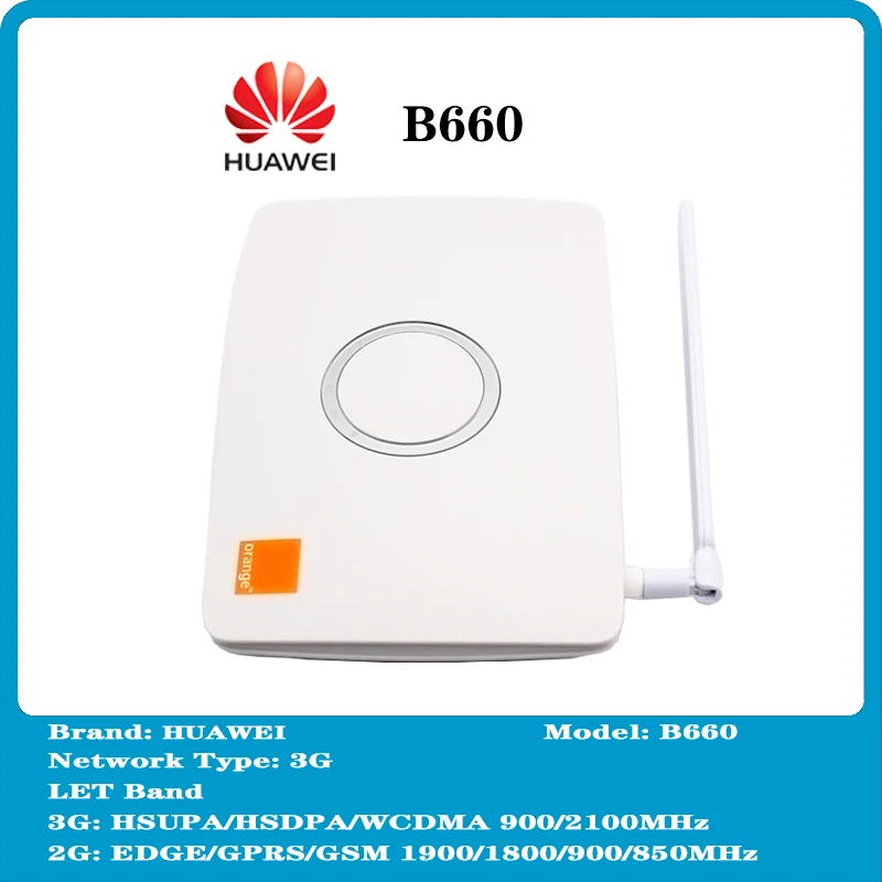 

Unlock Huawei B660 3G WiFi Router with antenna