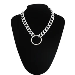 Massive Chain Necklace Women's Thick Chains On The Neck Men's Jewelry Choker Goth Grunge Accessories