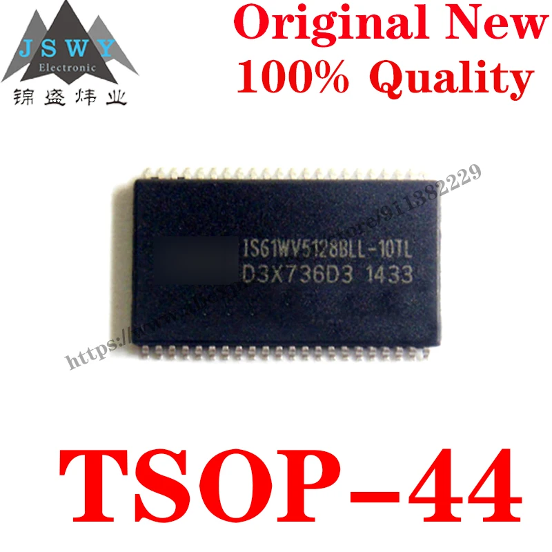 1~10 PCS IS61WV5128BLL-10TLI TSOP-44  Semiconductor Dynamic Random Access Memory IC Chip with for module arduino Free Shipping