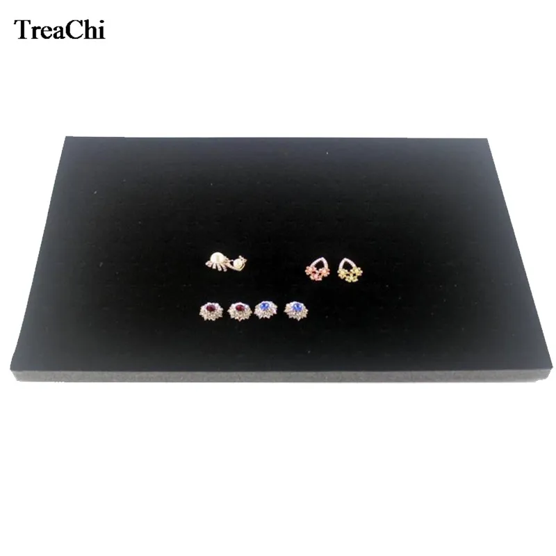 5Pcs 100 Slot Ring Insert Counter Tray Velvet Foam Piercing Body Jewelry Organizer Case  Earring Insert pad Jewelry Display Tray