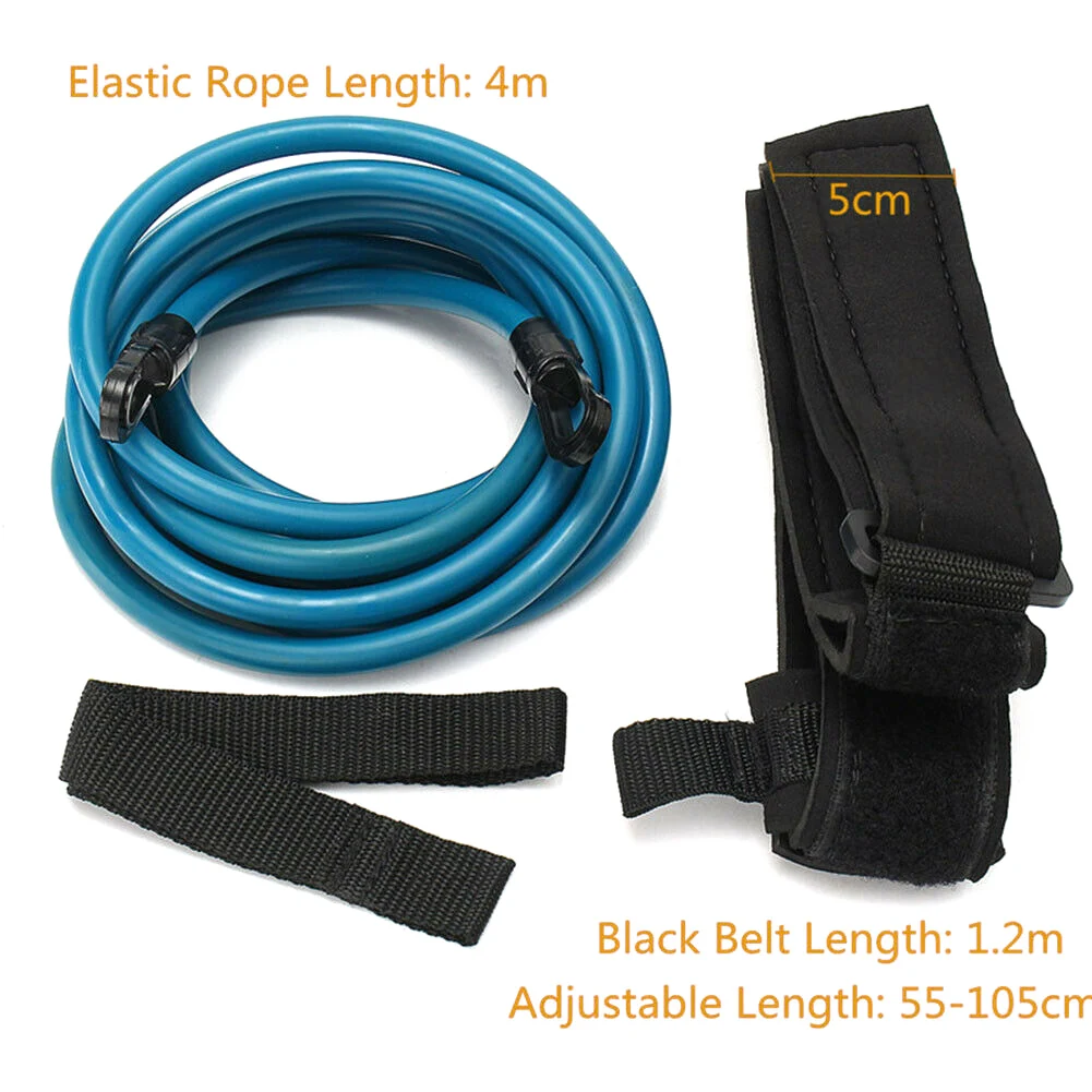 Swimming Training Rope Bungee Exerciser Leash Swim Belt Safety Pool Swimming Trainer XR-Hot