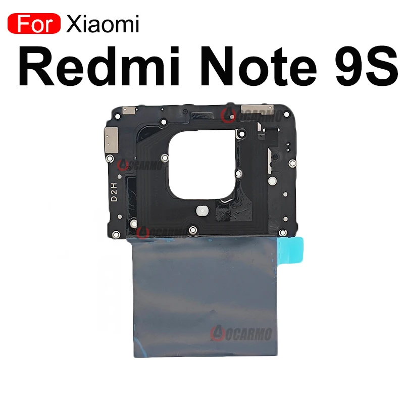 For Xiaomi Redmi Note 9S Wifi Antenna Signal Motherboard Cover NFC Module With Camera Lens Frame Repair Replacement Parts