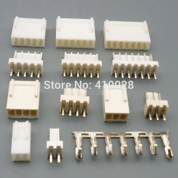 worldgolden 100sets/Lot Connector Leads Header 2.54mm KF2510 2P 3P 4P 5P 6P 7P 8P 9P 10P Kit Housing Pin header Terminal