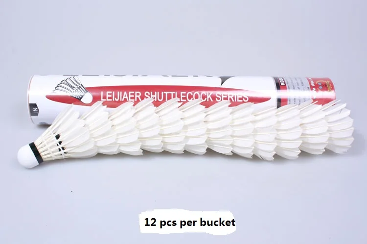 12pcs Badminton Shuttlecock Ball class A  goose  Feather Flying Stability Durable Special competition badminton volantes