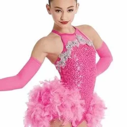 New dance costume professional jazz dance dress performance dress Lodysuit Latin dress