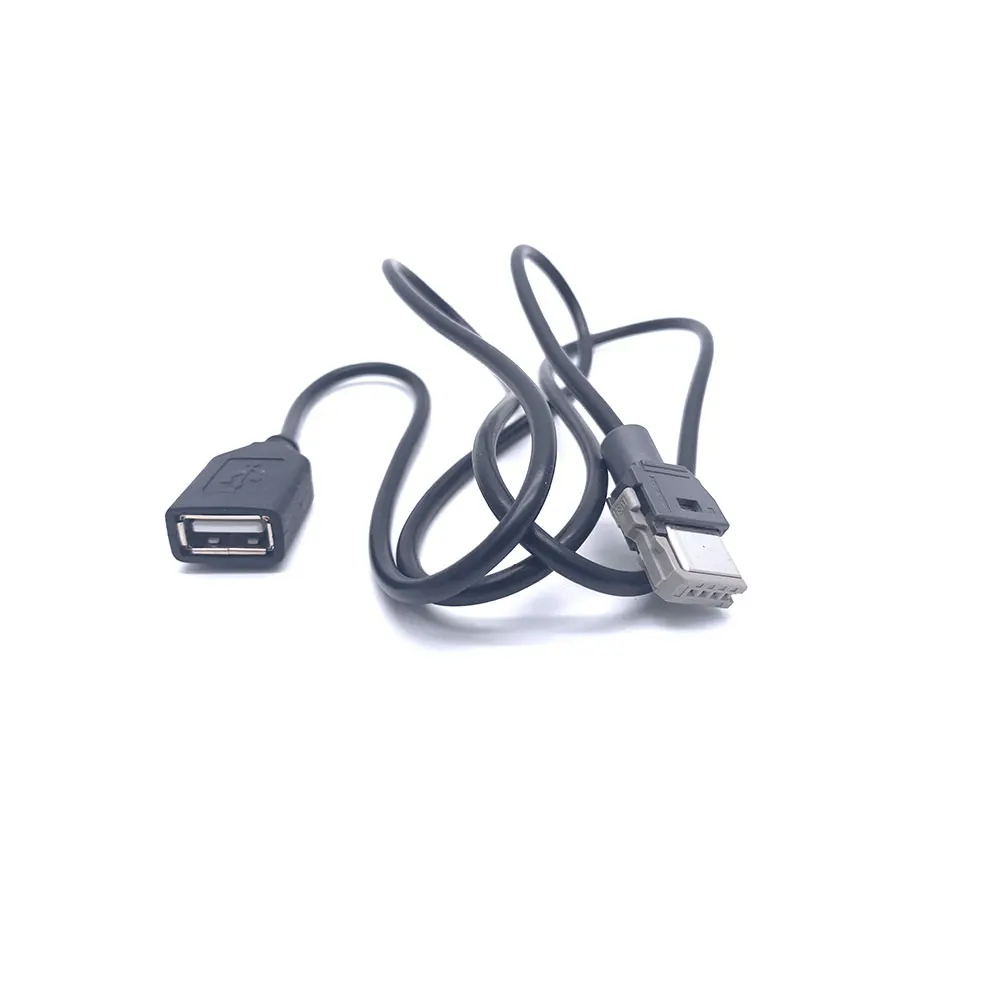 Car Stereo 4Pin USB Cable For Peugeot 206 207 307 308 407 408 508 607 Citroen C2 C3 C4 C5 C6 RD9 RD43 RD45 MRN DS DS3 DS4 DS5