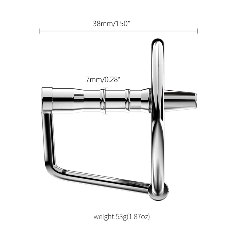 Stainless Steel Urethral Plug Urethral Sounding Urethra Horse Eye Thorn Male Urethral Dilator Adult Catheters Sex toys for Men