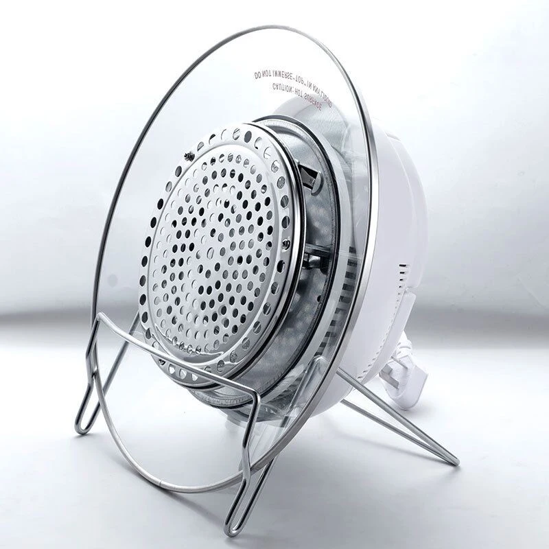 مقلاة الهواء المنزلية الخالية من الزيت مقلاة كهربائية مع ماكينة بطاطس أتوماتيكية ذات سعة كبيرة آلة فرن المقلية الذكية