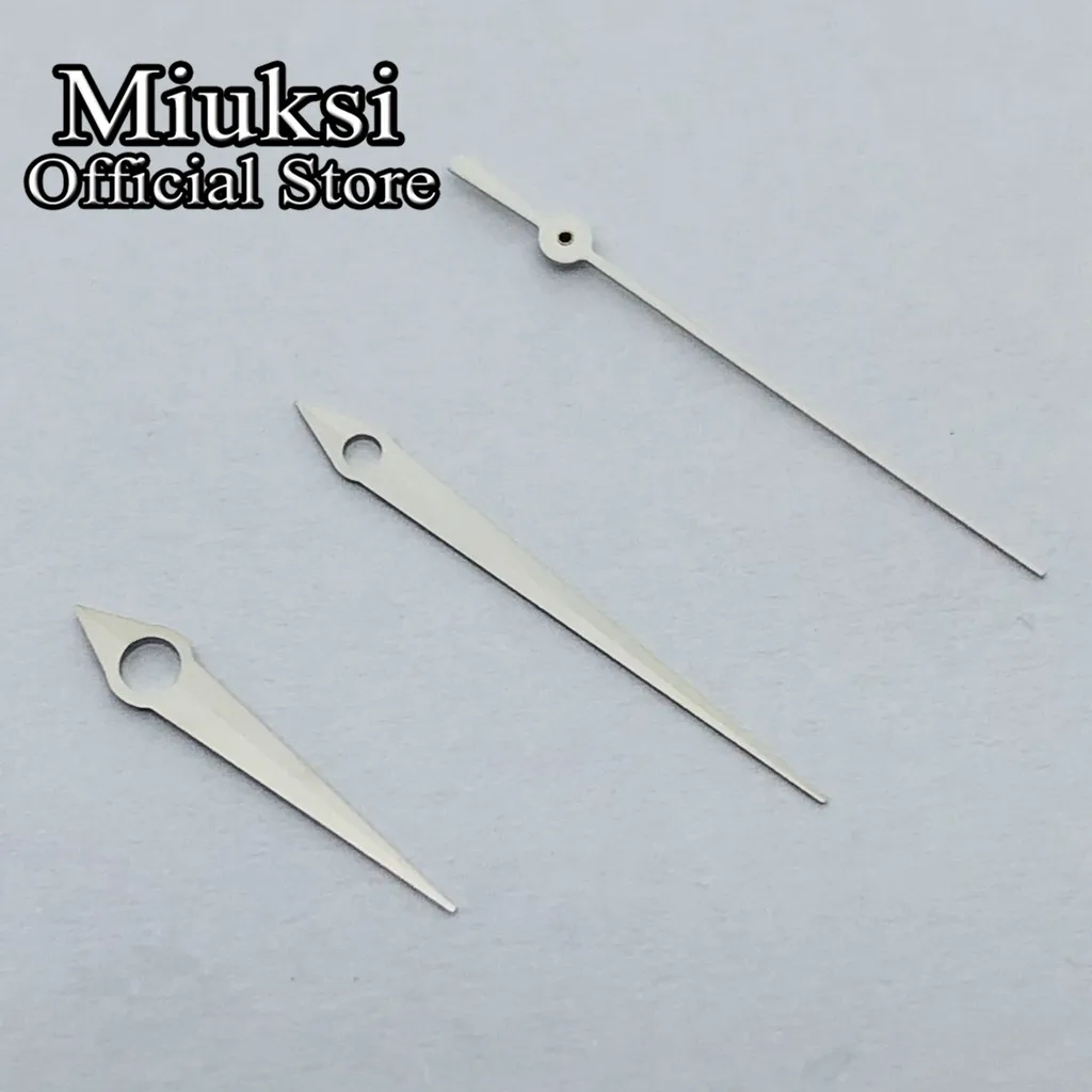 Miuksi silver/blue/rose gold/gold watch hands fit NH35 NH36 ETA 2824 2836 Miyota 8205 8215 821A Mingzhu DG2813 3804 movement