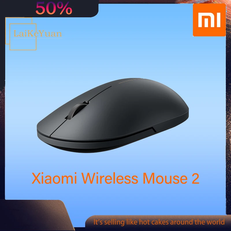 

Xiaomi Wireless Mouse 2 2.4GHz 1000DPI Optical Mouse Ergonomic Portable Mouse Suitable For Laptop PC