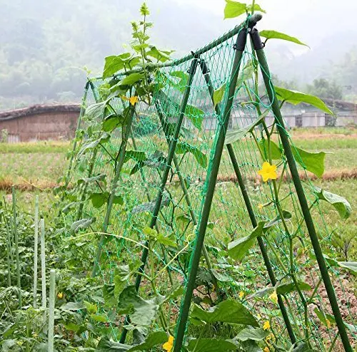 1pcs Overstriking Strand Wire Gardening Net Flower Vegetable Morning Glory Vine Cucumber Plant Climbing Nets Garden Supplies