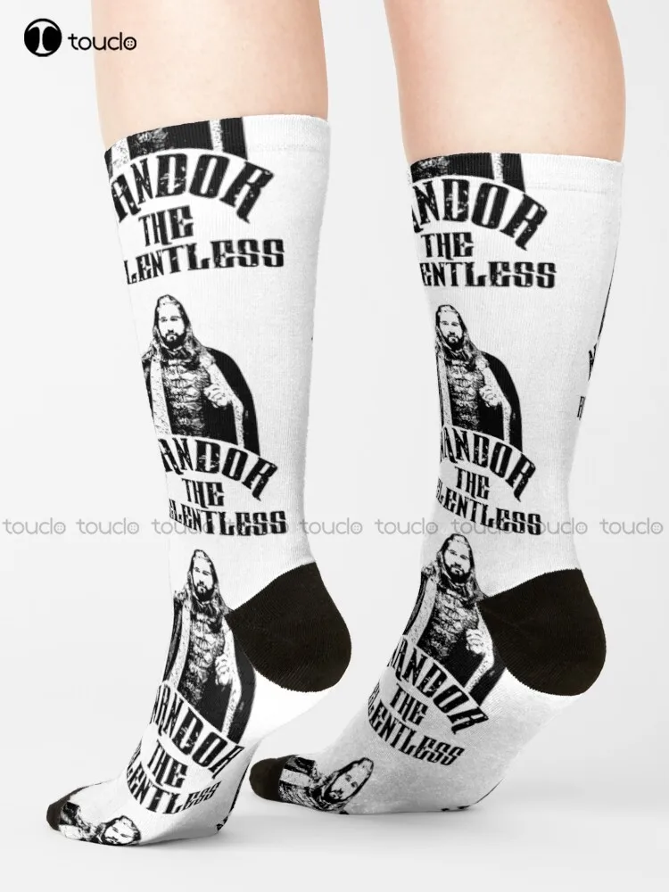 Nandor The Relentless What We Do In The Shadows Nandor Vampire Vampires Halloween Socks Mens White Socks Christmas Gift Custom