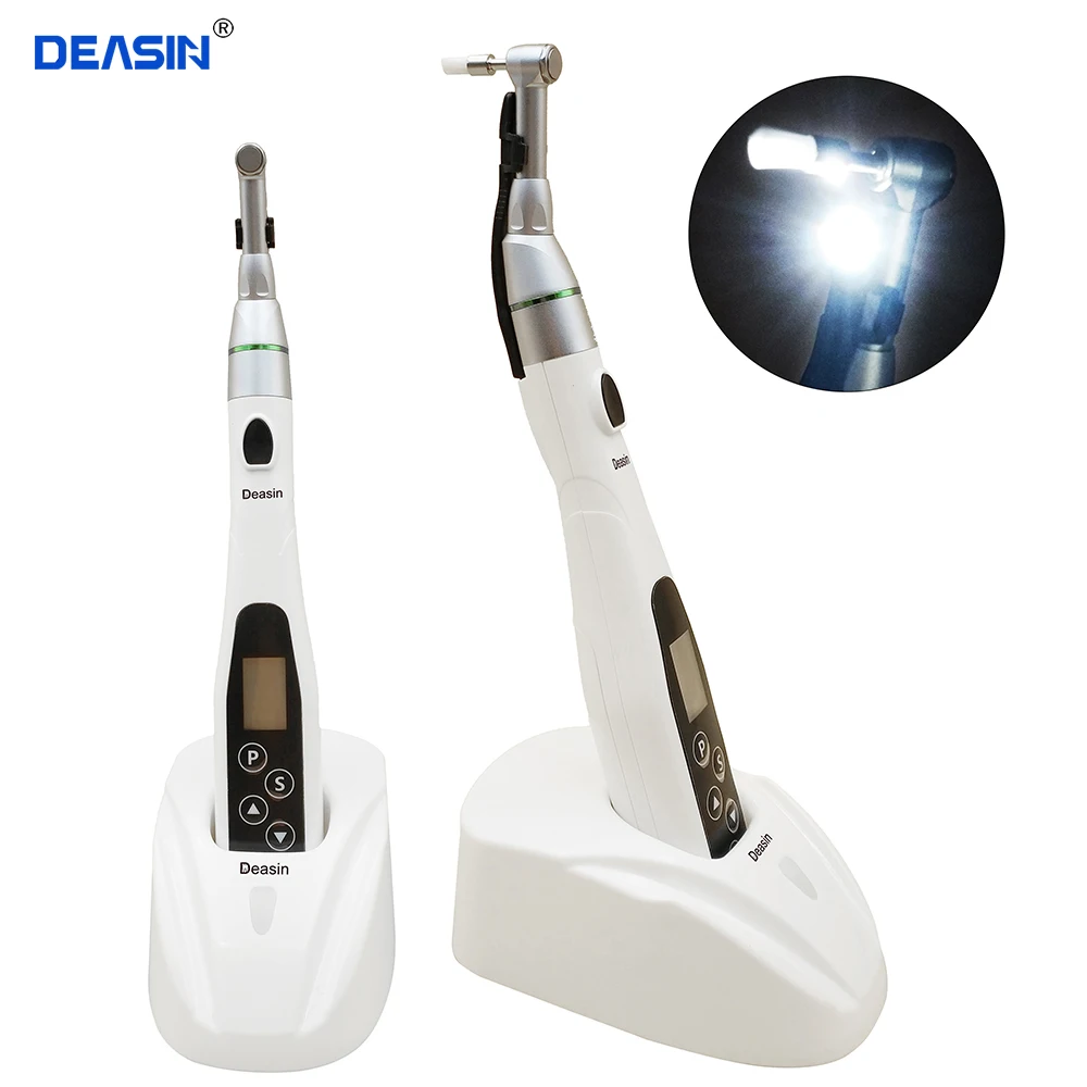 Dental Wireless Endo Motor Smart With LED Lamp 16:1 Standard Contra Angle Low Speed Handpiece Dentistry Endodontic Instrument